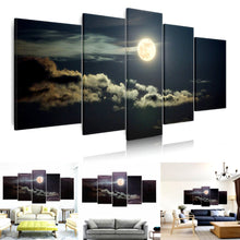 Load image into Gallery viewer, Canvas Printing Moon &amp; Night Clouds Wall Art