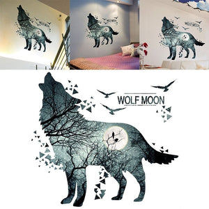 Forest Wolf Moon Sticker