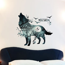 Load image into Gallery viewer, Forest Wolf Moon Sticker